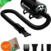 Captain Pup's Professionele Hondenföhn Met 4 Opzetstukken - Bijgeleverde Hondenborstel - Waterblazer Voor Honden - Zwart -Huisdierbenodigdheden Korting 937x1200