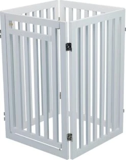 Trixie Hondenhek Met Deur Wit - 60-160 X 81 CM 18 Trixie Hondenhek Met Deur Wit - 60-160 X 81 CM -Huisdierbenodigdheden Korting 947x1200