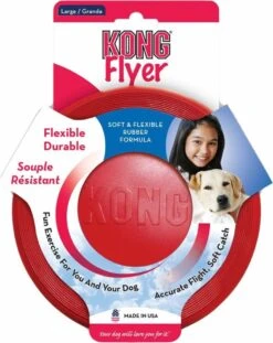Kong Flyer Frisbee - Hondenspeelgoed - Rood - Ø25 Cm -Huisdierbenodigdheden Korting 952x1200 6