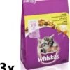 Whiskas - Katten Droogvoer - Junior - Kip - 3x950 Gr