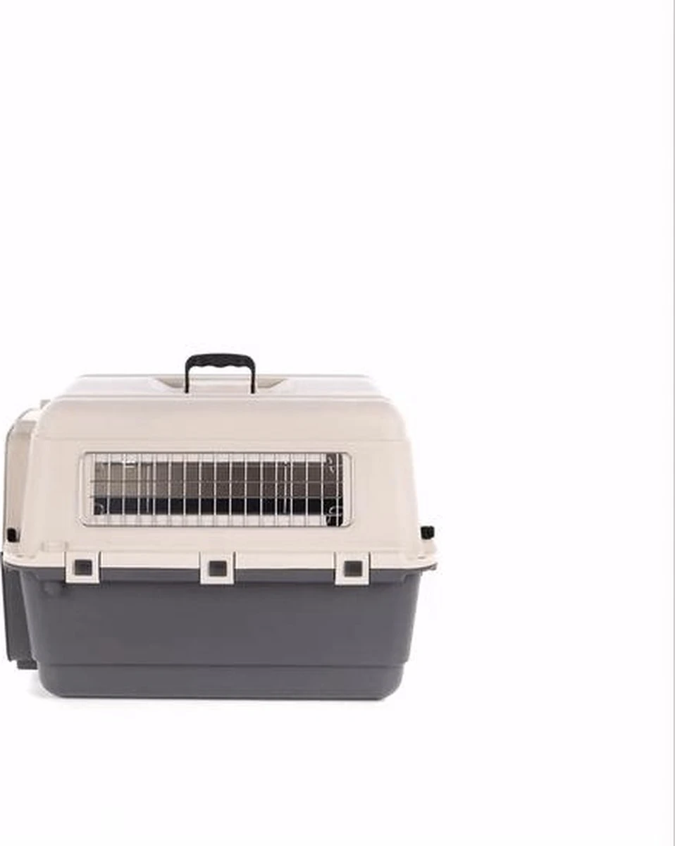 Flamingo - Hondentransportbox Nomad M - Grijs - 67 X 53 X 47 Cm 6 Flamingo - Hondentransportbox Nomad M - Grijs - 67 X 53 X 47 Cm - Afbeelding 4