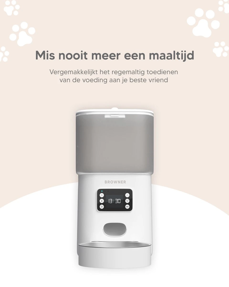 Browner Automatische Voerbak - Voerautomaat - Voerbak Kat Automatisch 5 Browner Automatische Voerbak - Voerautomaat - Voerbak Kat Automatisch - Image 3