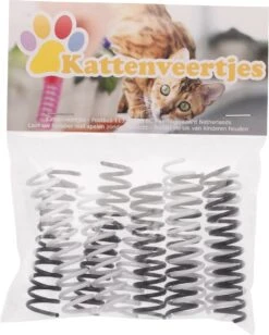 Kattenveertjes Klein - 10 Stuks | Zwart Wit | Kattenspeeltjes | Kattenspeelgoed -Huisdierbenodigdheden Korting 961x1200 8
