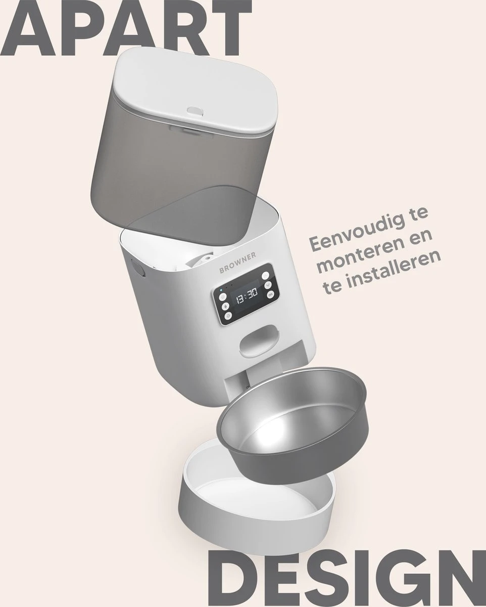 Browner Automatische Voerbak - Voerautomaat - Voerbak Kat Automatisch 7 Browner Automatische Voerbak - Voerautomaat - Voerbak Kat Automatisch - Image 5