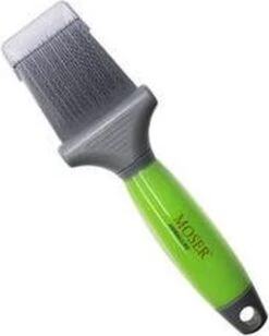 Moser Premium Slicker Borstel - Hondenvachtborstel - Groen Grijs -Huisdierbenodigdheden Korting 963x1200