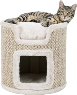 Trixie Krabton Ria Krabpaal Lichtgrijs/Natuur - 37X37X37 CM -Huisdierbenodigdheden Korting 968x1200 6