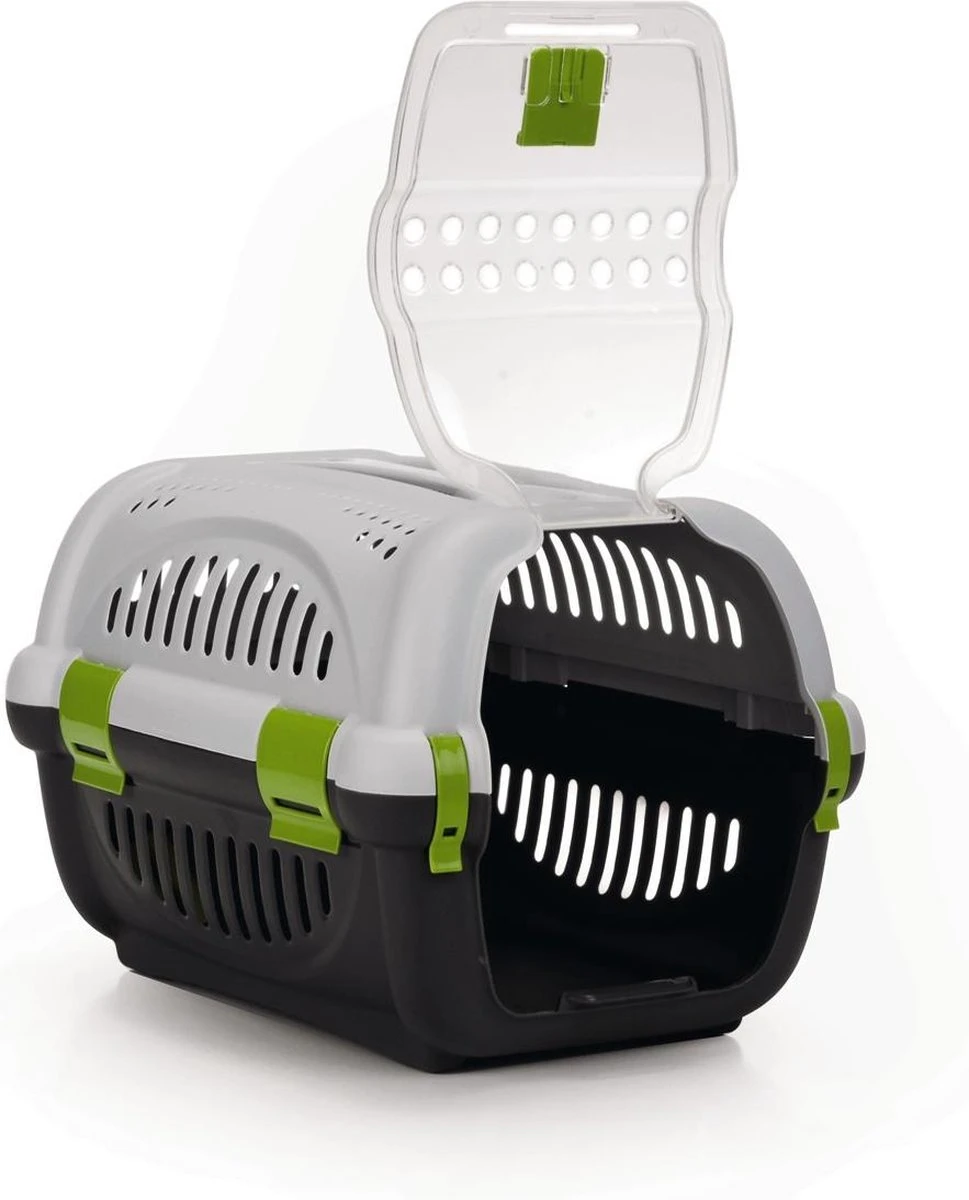 Beeztees Rhino - Reismand - Grijs/Groen - 51x34,5x33 Cm 4 Beeztees Rhino - Reismand - Grijs/Groen - 51x34,5x33 Cm - Image 2