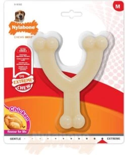 Nylabone Extreme Kauwbot Vorkbeen - Voor De Krachtigste Kauwers - Bizon Of Kipsmaak - S/M/L - Smaak: Bizon, Maat: Large -Huisdierbenodigdheden Korting 969x1200 2