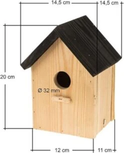 GARDEN SPIRIT Vogelhuisje Koolmees 13 X 15 X 20 Cm - Nestkast -Huisdierbenodigdheden Korting 970x1200 8