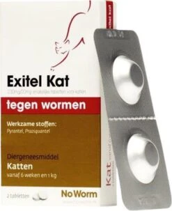 Exitel No Worm Ontwormingsmiddel - Kat 2 Tabl -Huisdierbenodigdheden Korting 978x1200 4