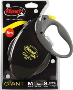 Flexi Giant Tape - Hondenriem - Zwart - M - 8 M - (<8 Kg) -Huisdierbenodigdheden Korting 980x1200