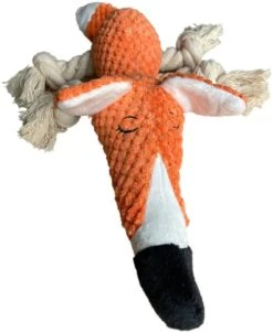 BoDutch Honden Knuffel - Vos - Puppyknuffel - Knisperoortjes - Met Piep - Oranje - 36 Cm - Hondenspeelgoed -Huisdierbenodigdheden Korting 980x1200 3