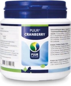 Puur Natuur Voedingssupplement Puur Cranberry Compleet - 90 Caps -Huisdierbenodigdheden Korting 984x1200 2