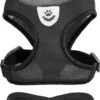 Luxyana® Honden Tuigje - XS - 25-28cm - Geschikt Voor Puppy En Als Kattentuigje - Easy Step-in Hondenharnas - Inclusief Bijpassend Riempje - Zwart -Huisdierbenodigdheden Korting 985x1200 3