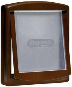 Petsafe 757 Hondenluik - Medium - Zilver/Tranparant -Huisdierbenodigdheden Korting 990x1200