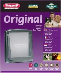 Staywell 777 Hondenluik - Large - Zilver/Tranparant 31 Staywell 777 Hondenluik - Large - Zilver/Tranparant -Huisdierbenodigdheden Korting 991x1200