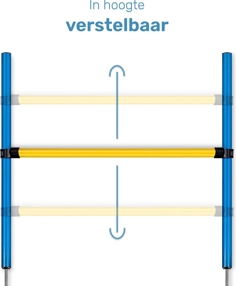 Agility Voor De Hond - 16 Delig - Agility Set - Hondentunnel - Horde - Slalom Palen - Honden Training Set - Honden Behendigheidsset - Agility Toestellen 8 Agility Voor De Hond - 16 Delig - Agility Set - Hondentunnel - Horde - Slalom Palen - Honden Training Set - Honden Behendigheidsset - Agility Toestellen - Image 6